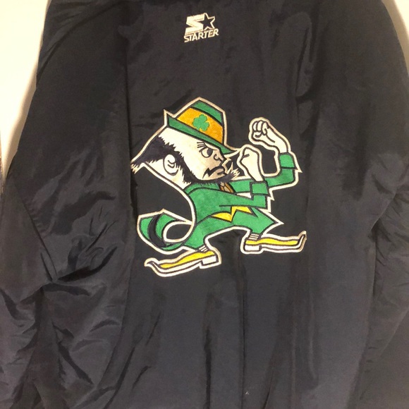 Vintage Norte Dame Starter Jacket - Picture 5 of 7